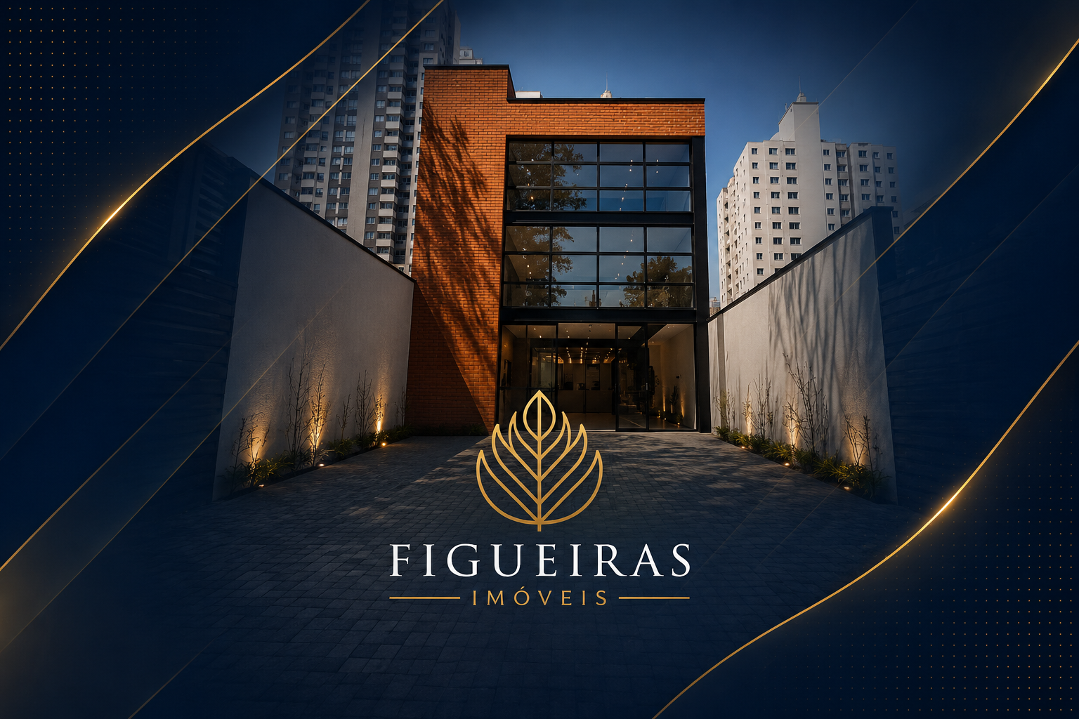 Fachada de um dos imóveis do portfólio Figueiras